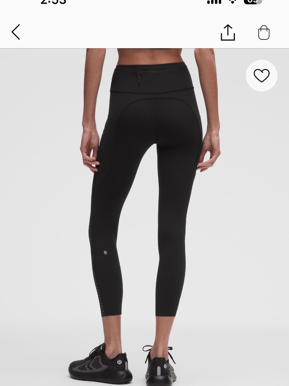 lululemon athletica Fast and Free 25" High-Rise Capris - Black